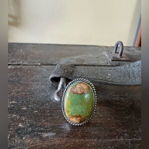 Sunshine Reeves native made Royston Sterling Ring sz 7.5